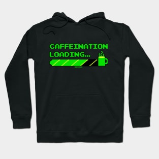 Retro Caffeine Meter (Green Version) Hoodie